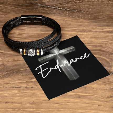 Love You Forever Bracelet – Christian Gift for Men