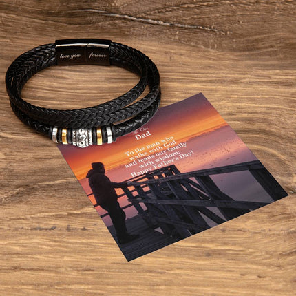 Love You Forever Bracelet – Christian Gift for Men