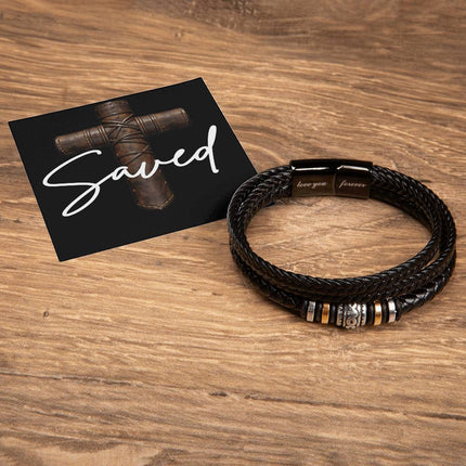Love You Forever Bracelet – Christian Gift for Men