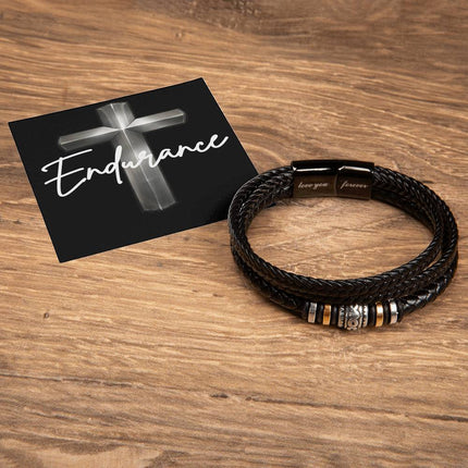 Love You Forever Bracelet – Christian Gift for Men