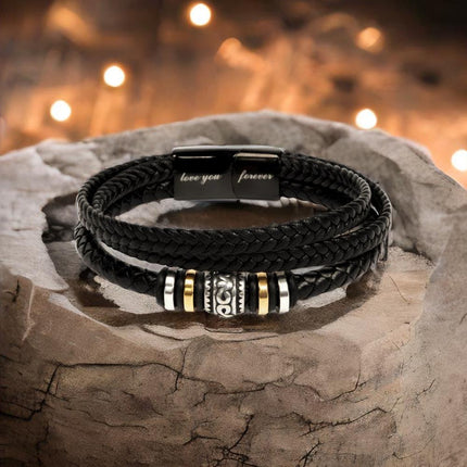 Love You Forever Bracelet – Christian Gift for Men