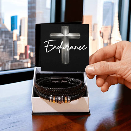 Love You Forever Bracelet – Christian Gift for Men