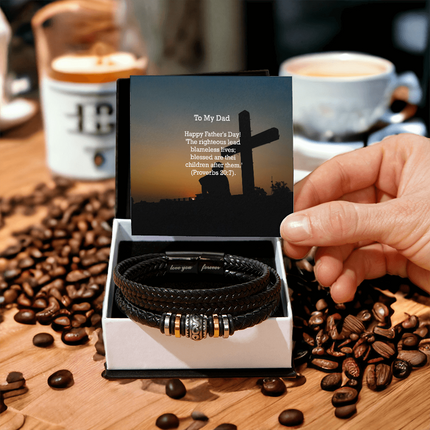 Love You Forever Bracelet – Christian Gift for Men