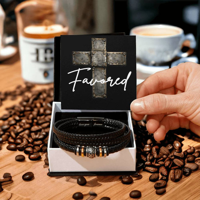 Love You Forever Bracelet – Christian Gift for Men