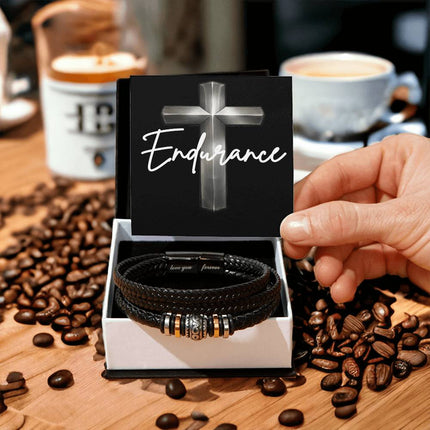 Love You Forever Bracelet – Christian Gift for Men