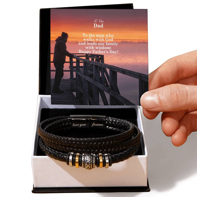 Love You Forever Bracelet – Christian Gift for Men