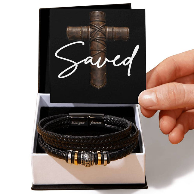 Love You Forever Bracelet – Christian Gift for Men