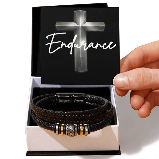 Love You Forever Bracelet – Christian Gift for Men