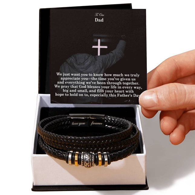 Love You Forever Bracelet – Christian Gift for Men