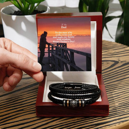 Love You Forever Bracelet – Christian Gift for Men