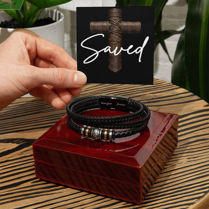 Love You Forever Bracelet – Christian Gift for Men