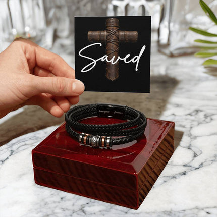 Love You Forever Bracelet – Christian Gift for Men
