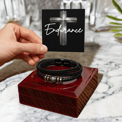 Love You Forever Bracelet – Christian Gift for Men