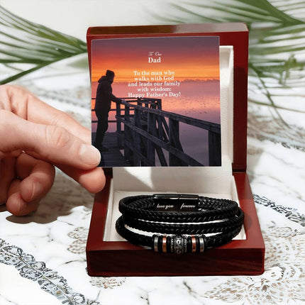 Love You Forever Bracelet – Christian Gift for Men