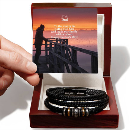 Love You Forever Bracelet – Christian Gift for Men