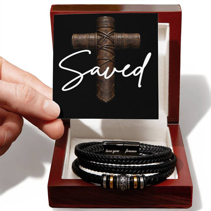 Love You Forever Bracelet – Christian Gift for Men