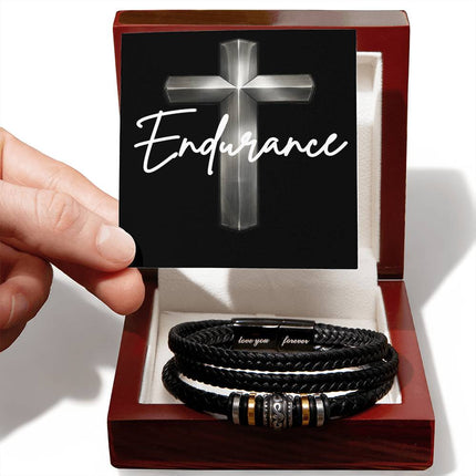 Love You Forever Bracelet – Christian Gift for Men