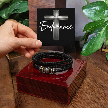 Love You Forever Bracelet – Christian Gift for Men