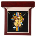 2 Charms / 18K Yellow Gold Finish / Luxury Box