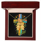 2 Charms / 18K Yellow Gold Finish / Luxury Box