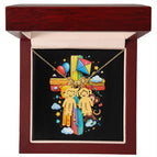 2 Charms / 18K Yellow Gold Finish / Luxury Box