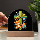Acrylic Dome with LED Corded Base