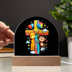 Acrylic Dome with LED Corded Base