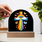 Acrylic Dome with LED Corded Base