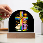 Acrylic Dome with LED Corded Base