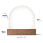 Acrylic Dome with LED Corded Base