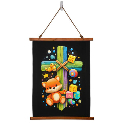 WoodFramedTapestry26x36VKIDS-009