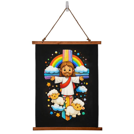 WoodFramedTapestry26x36VKIDS-012
