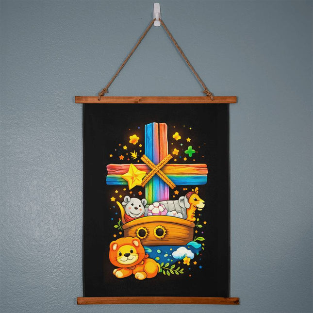 Noah's Ark Wall Tapestry – Christian Gift for Kids