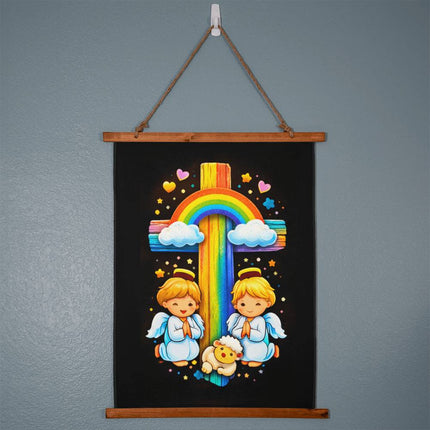 WoodFramedTapestry26x36VKIDS-017