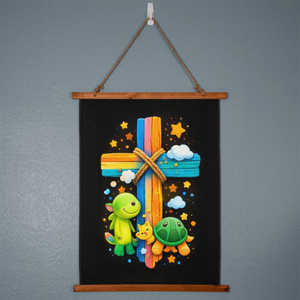 WoodFramedTapestry26x36VKIDS-011