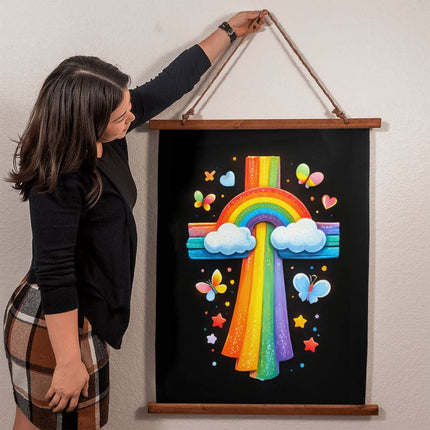 WoodFramedTapestry26x36VKIDS-007