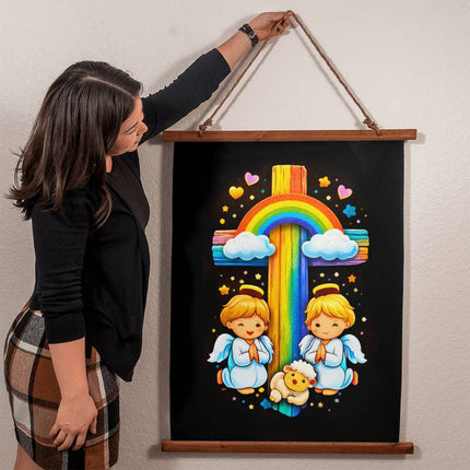 WoodFramedTapestry26x36VKIDS-017