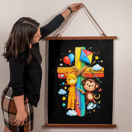 WoodFramedTapestry26x36VKIDS-008