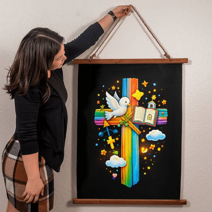 WoodFramedTapestry26x36VKIDS-002