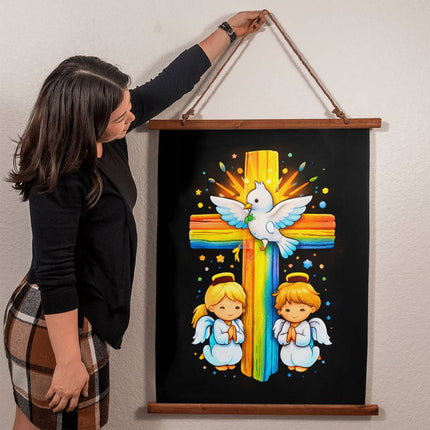 WoodFramedTapestry26x36VKIDS-013