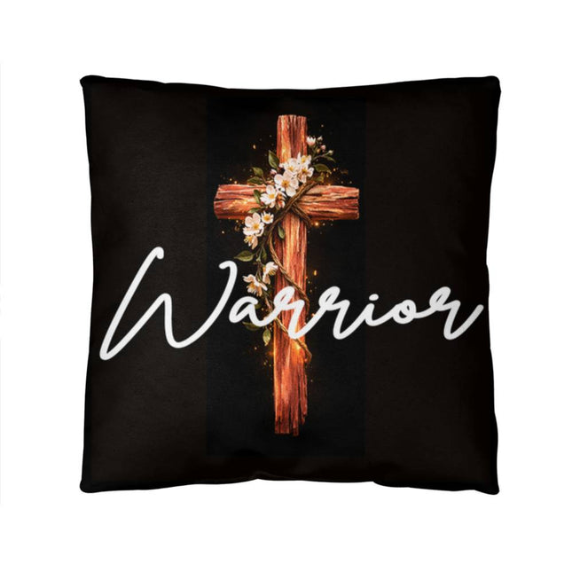 Inspiring Heart Cross Classic Pillow – Christian Gift for Women