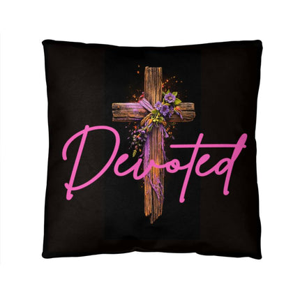 Inspiring Heart Cross Classic Pillow – Christian Gift for Women