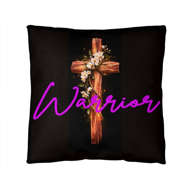 Inspiring Heart Cross Classic Pillow – Christian Gift for Women