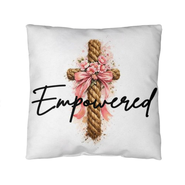 Empowered | Inspiring Christian Pillow | Gift for Her