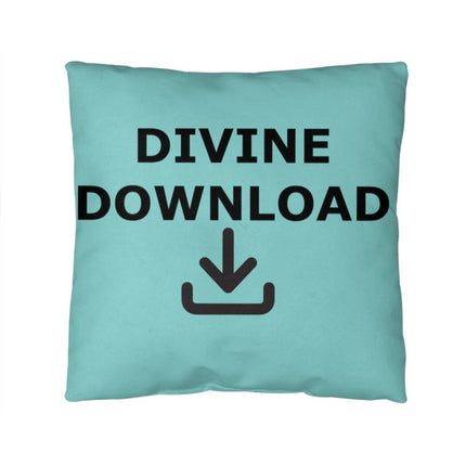 Divine Download Classic Pillow – Christian Gift for Women