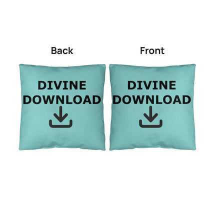 Divine Download Classic Pillow – Christian Gift for Women
