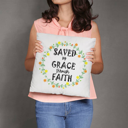 Divine Download Classic Pillow – Christian Gift for Women