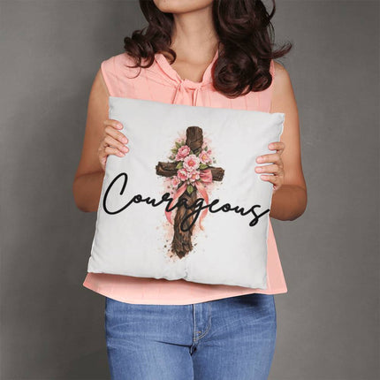 Modern Christian classic pillow for women — "Hers, on purpose" — a faith-forward gift, ready to give
