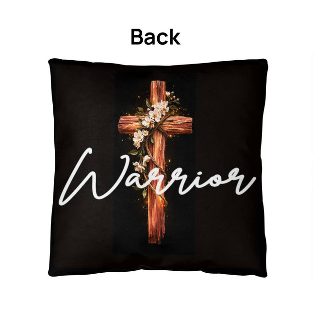 Inspiring Heart Cross Classic Pillow – Christian Gift for Women