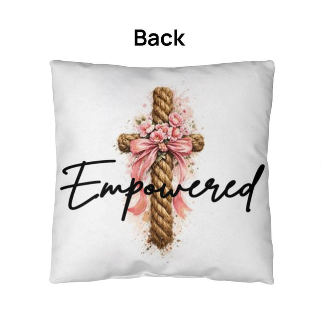 Empowered | Inspiring Christian Pillow | Gift for Her